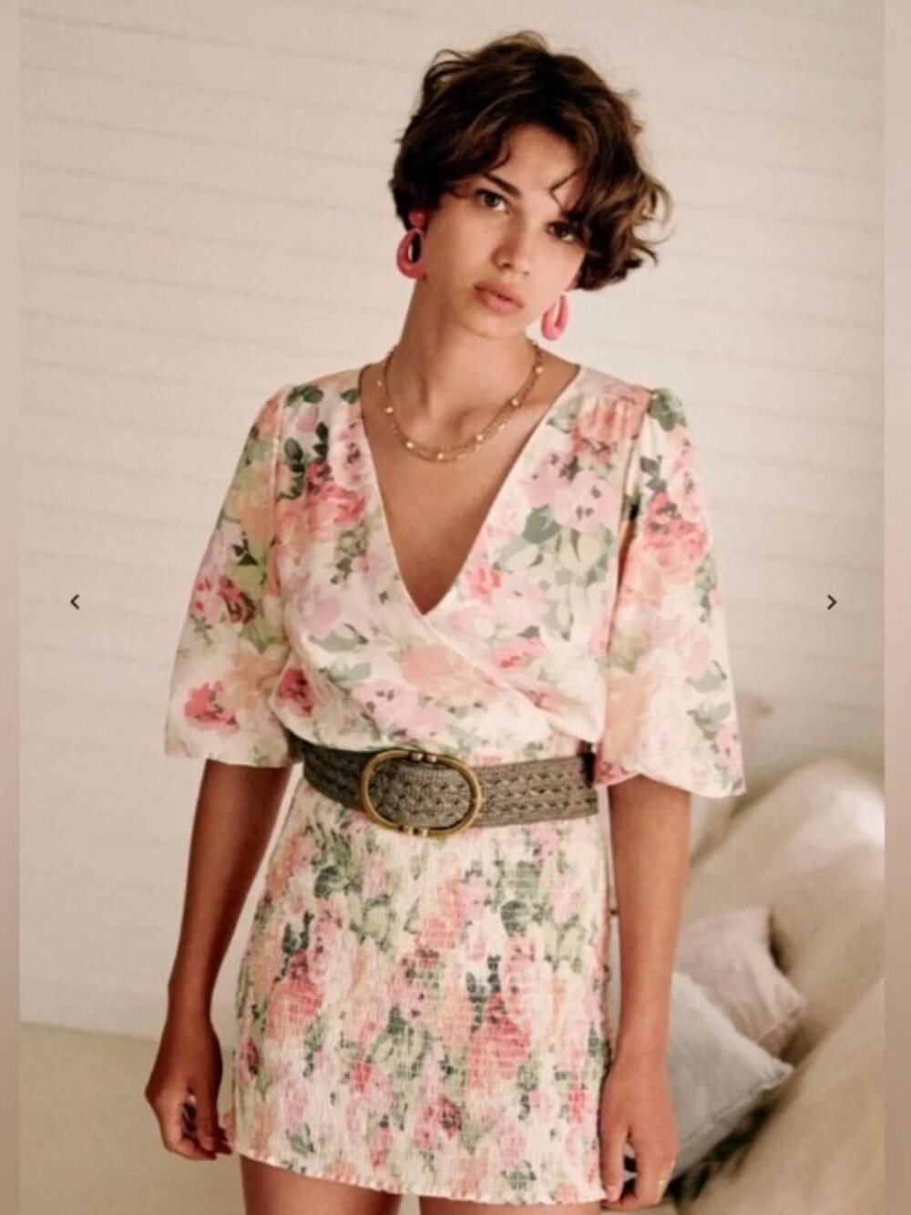 Sezane Olga Mini Dress